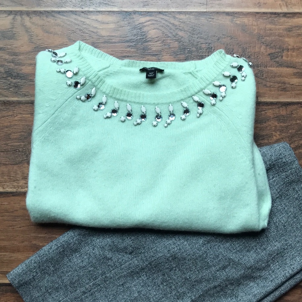 Ann Taylor Pastel Mint Sweater
